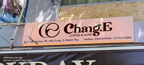 Thiết Kế Thi Công Bảng Hiệu, Hộp Đèn Quán Cafe Tại Nha Trang
