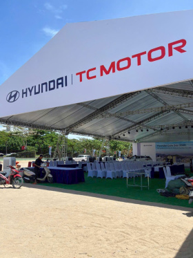 Thi Công Gian Hàng Triển Lãm Hyundai Care Day Tại Nha Trang