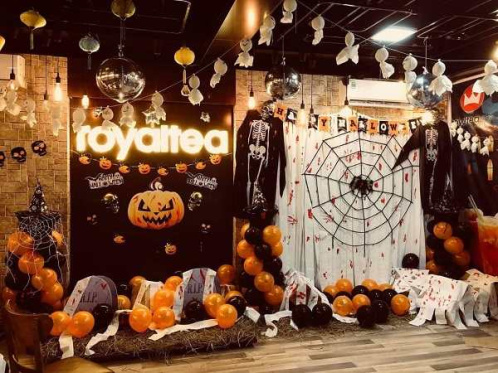 In Backdrop, Banner Halloween Nha Trang