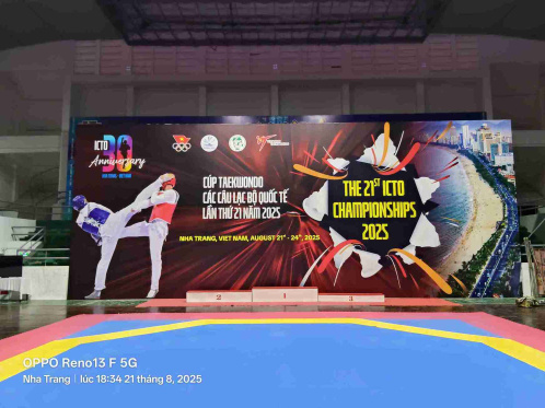 Thiết Kế Thi Công Sự Kiện Giải Taekwondo Quốc Tế Nha Trang