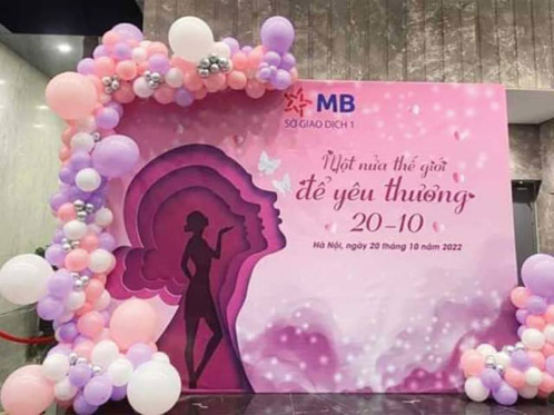 Backdrop 20/10 Tại Nha Trang – Thiết Kế & Thi Công Trọn Gói