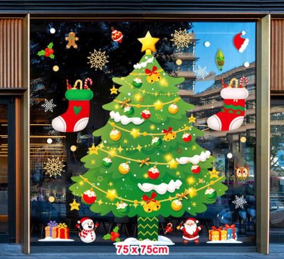 In Decal Noel Cho Của Hàng Nha Trang