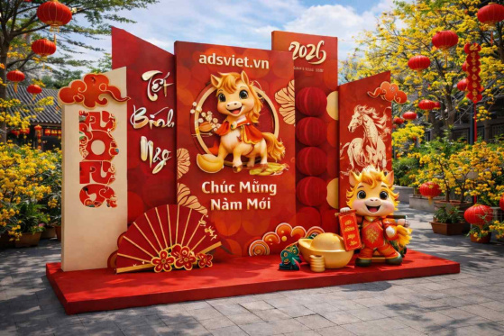 Thiết Kế Thi Công Booth Tết 2026 Nha Trang