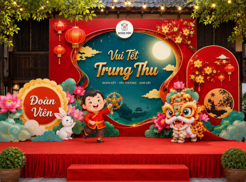 Trang Trí Tiểu Cảnh Trung Thu 2026 Tại Nha Trang