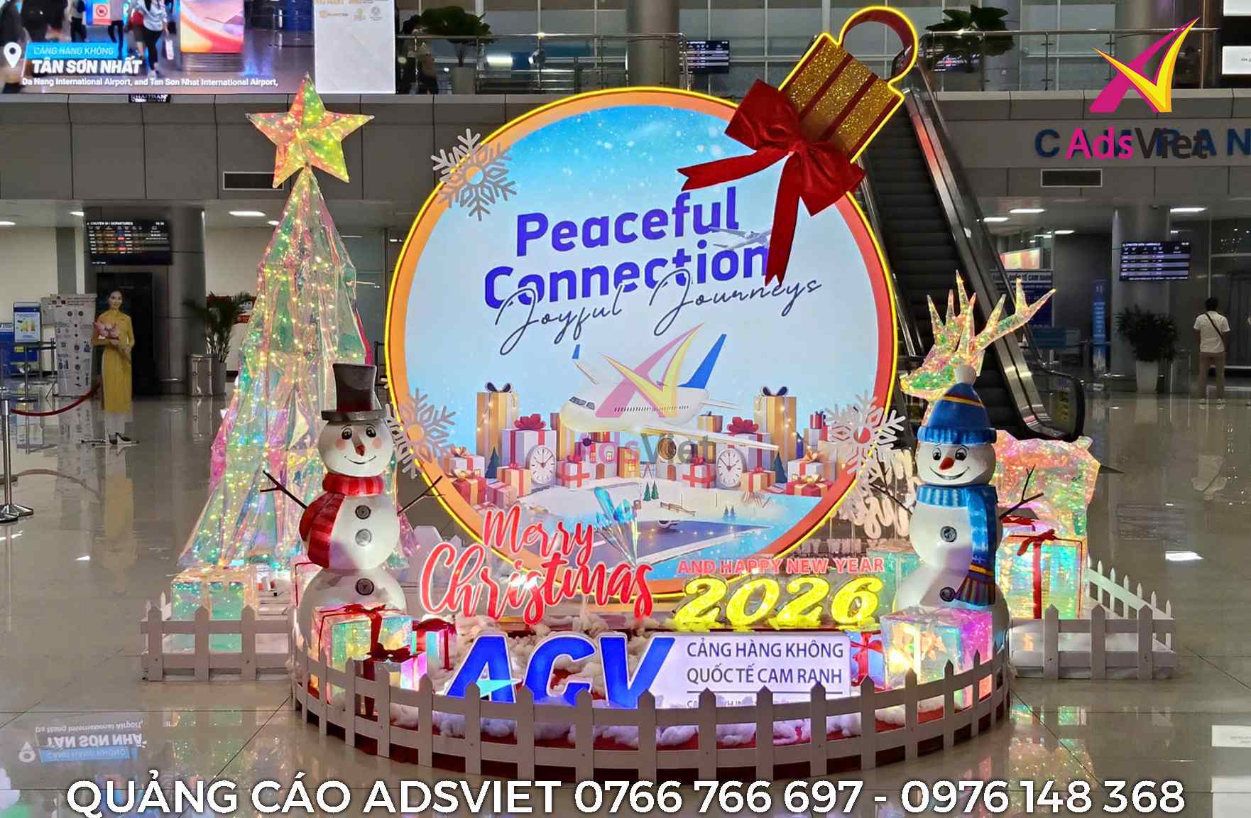 trang tri noel san bay nha trang5