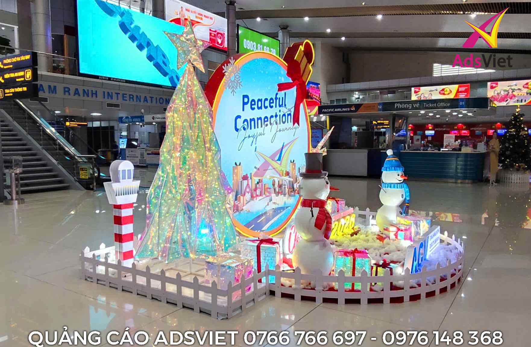 trang tri noel san bay nha trang6