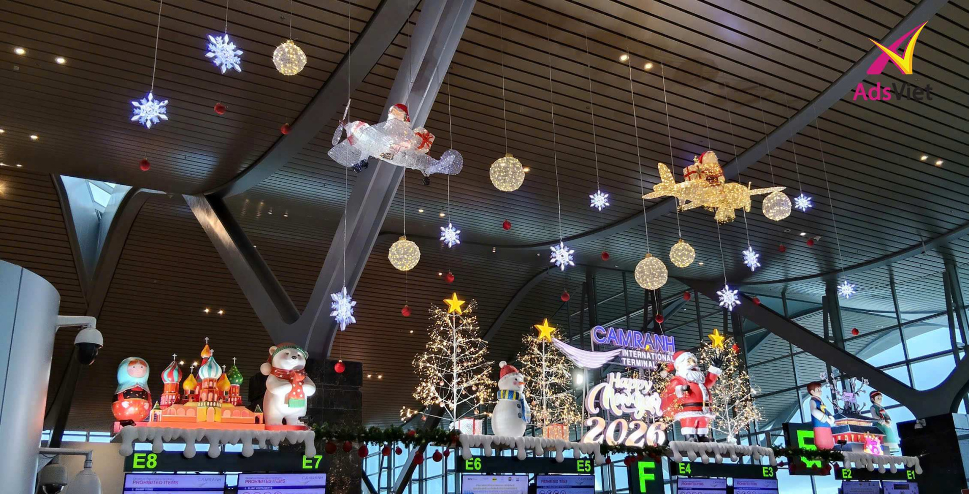 trang tri noel tet san bay nha trang3