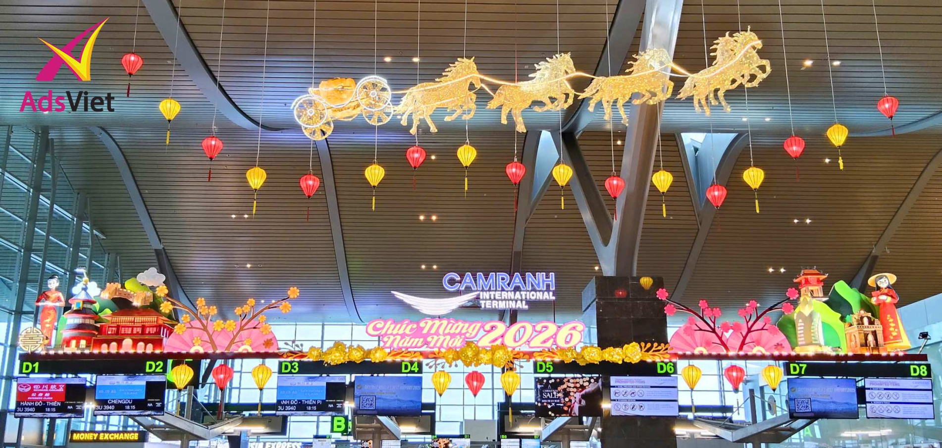 trang tri noel tet san bay nha trang4