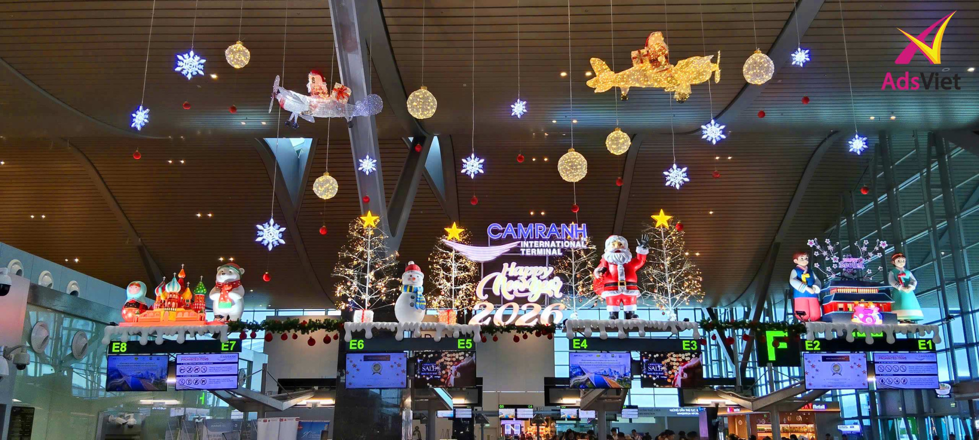 trang tri noel tet san bay nha trang5