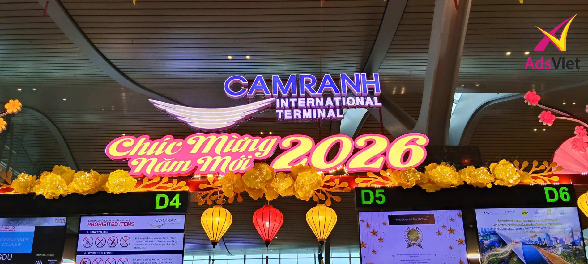 trang tri noel tet san bay nha trang6