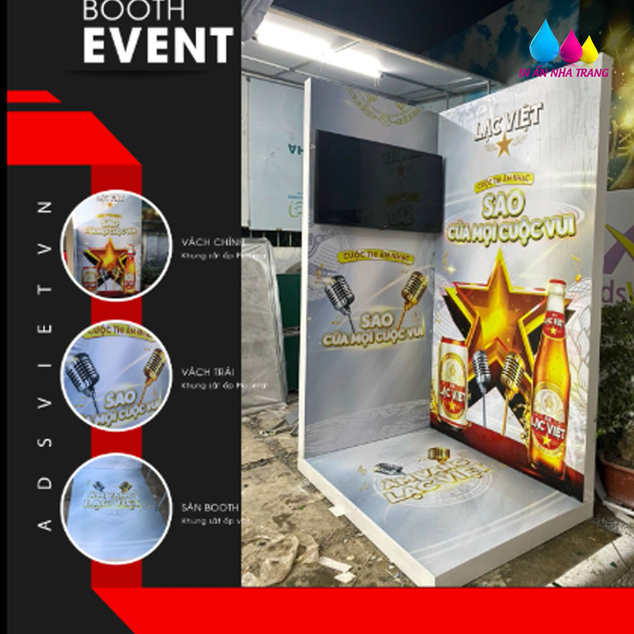 Thiết Kế & Thi Công Booth Kara Tại Nha Trang